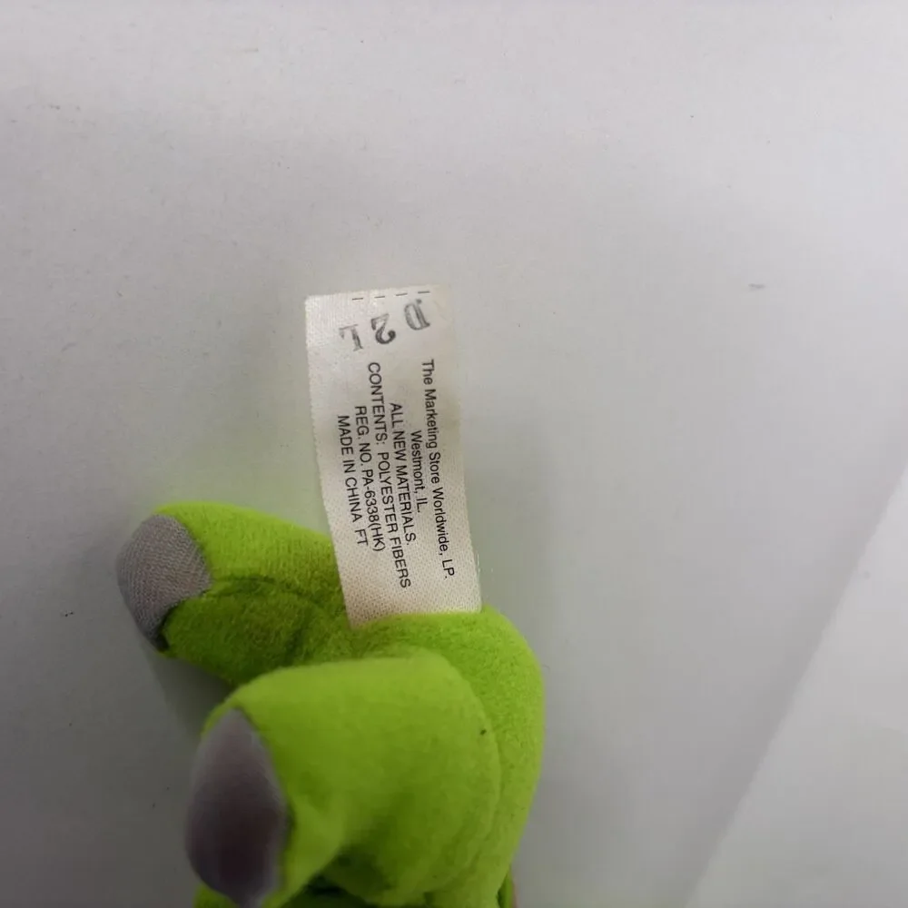 Teletubbies McDonald's Happy Meal Toy 2000 Keychain Plush Green Dipsy